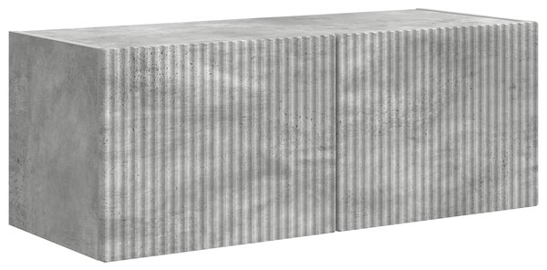 VidaXL TV szekrény garnitúra 3 pcs Beton Szürke Faanyag