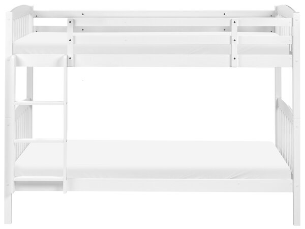 Emeletes ágy Fenyő REVIN 90 x 200 cm Fehér