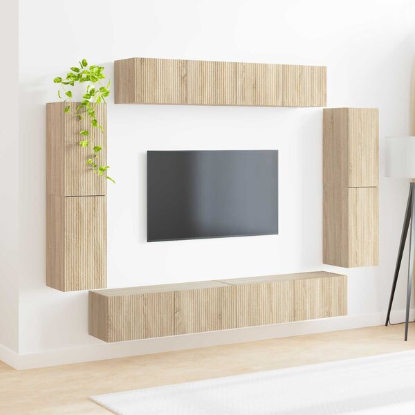 VidaXL TV szekrény 8 pcs Sonoma tölgy