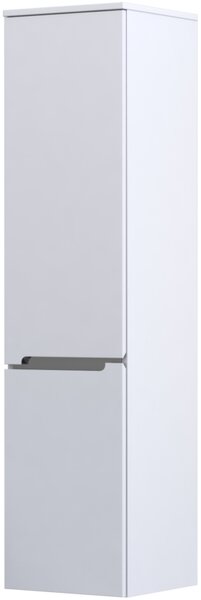 Oristo Silver szekrény 35.2x35.4x144 cm oldalt függő fehér OR33-SB2D-35-1-P