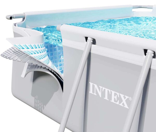 Intex Prism Frame 400x200x100cm Prémium Fémvázas medence szett, vízforgatóval és létrával (26788NP)