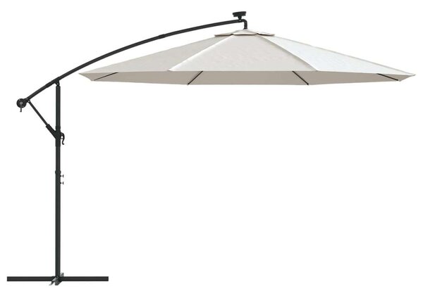 VidaXL Karos Napernyő - 350 cm - LED Világítás