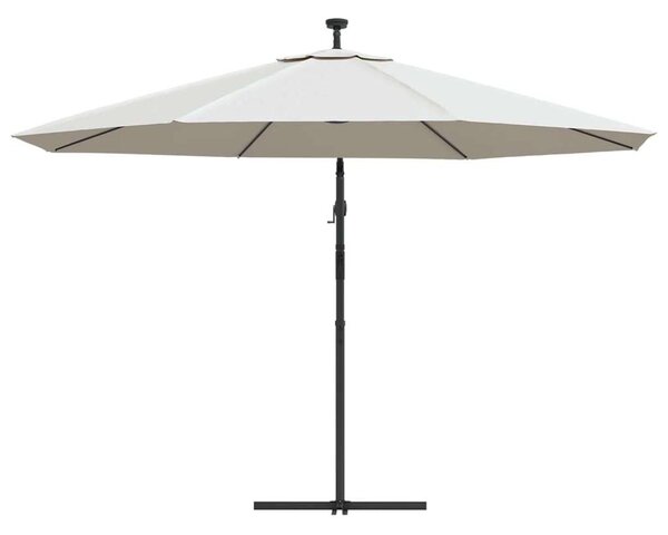 VidaXL Karos Napernyő - 350 cm - LED Világítás