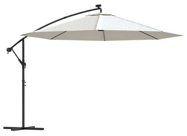 VidaXL Karos Napernyő - 350 cm - LED Világítás