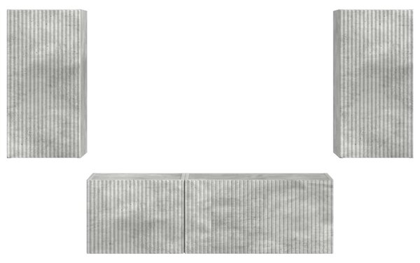 VidaXL Beton Szürke 60 x 31 x 29,5 cm