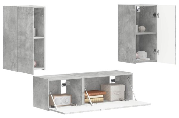 VidaXL Beton Szürke 60 x 31 x 29,5 cm