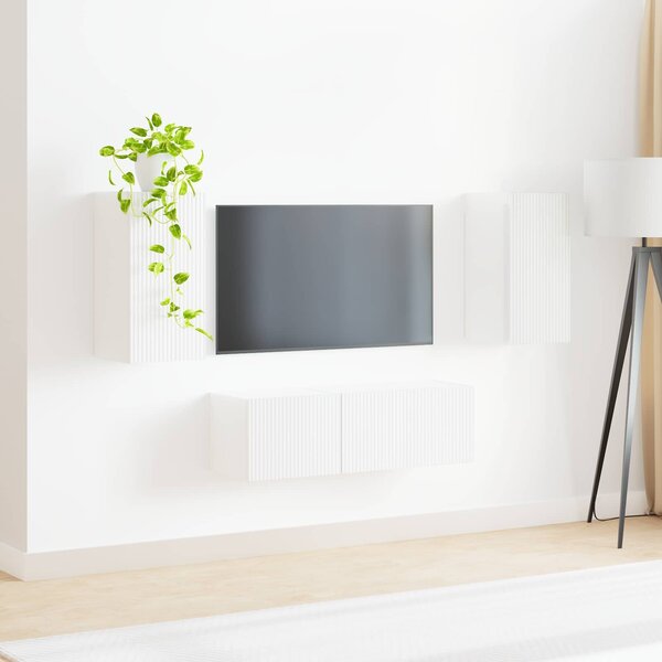 VidaXL Magas Fényű Fehér 60 x 31 x 29,5 cm