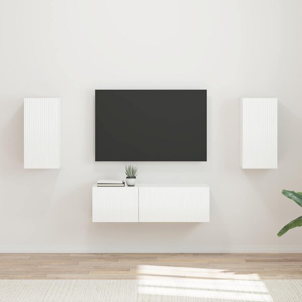 VidaXL Magas Fényű Fehér 60 x 31 x 29,5 cm