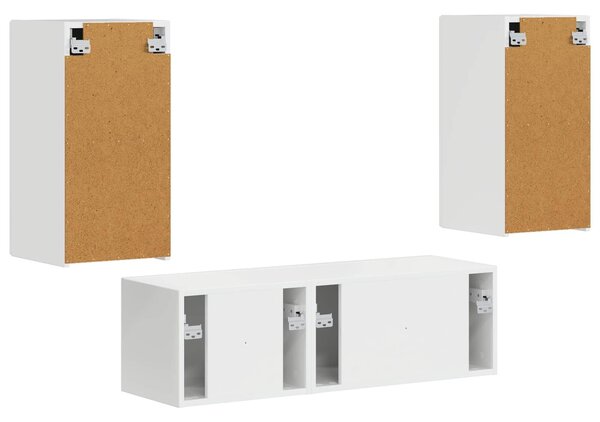 VidaXL Magas Fényű Fehér 60 x 31 x 29,5 cm
