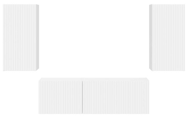 VidaXL Magas Fényű Fehér 60 x 31 x 29,5 cm