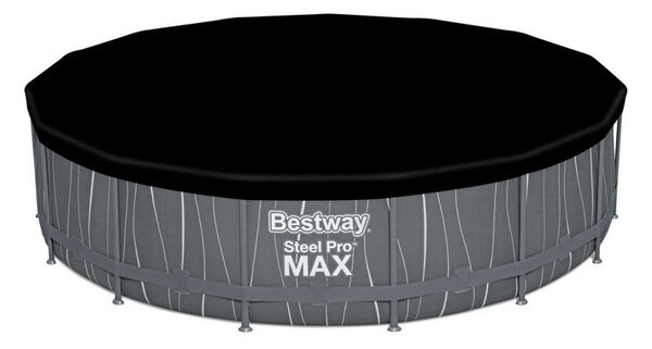 Bestway fémvázas medence szett szürke színben 457x107 cm