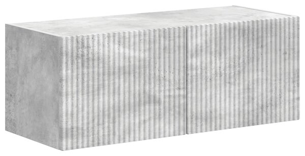 VidaXL TV szekrény garnitúra 4 pcs Beton Szürke Faanyag