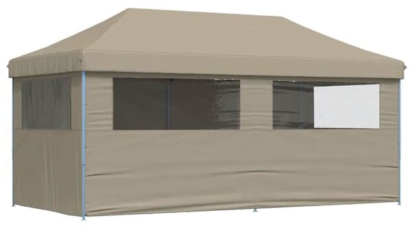 VidaXL Parti Sátor Pop-up 580 x 292 x 315 cm, Oxford Szövet, Tópszínű