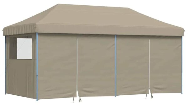 VidaXL Parti Sátor Pop-up 580 x 292 x 315 cm, Oxford Szövet, Tópszínű