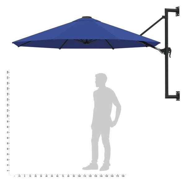 VidaXL Falra Szerelhető Napernyő - 300 cm