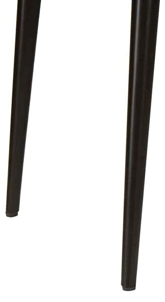 VidaXL Étkezőasztalok Barna és fekete 110 x 55 x 75 cm Tömör Mangófát