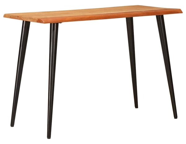 VidaXL Étkezőasztalok Barna és fekete 110 x 55 x 75 cm Tömör Mangófát