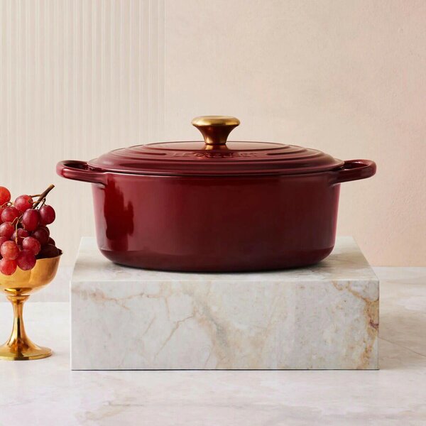 Le Creuset Signature ovális Öntöttvas Sütőtál 29cm - Bordó