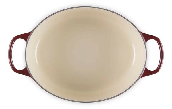 Le Creuset Signature ovális Öntöttvas Sütőtál 29cm - Bordó