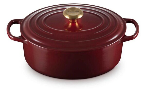 Le Creuset Signature ovális Öntöttvas Sütőtál 29cm - Bordó