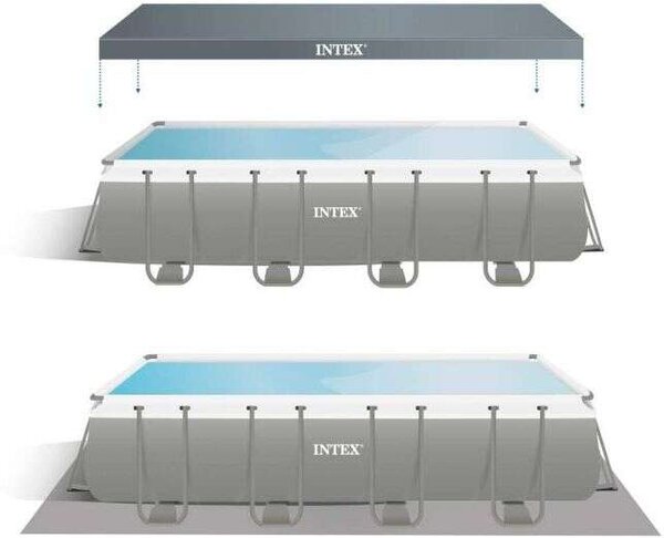 Intex Ultra Frame XTR négyszögletes fémvázas Medence kiegészítőkkel 549x274x132cm (26356NP)