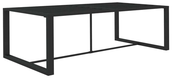 VidaXL Kültéri Étkezőasztal - Alumínium - Antracit Szürke - 120x60 cm