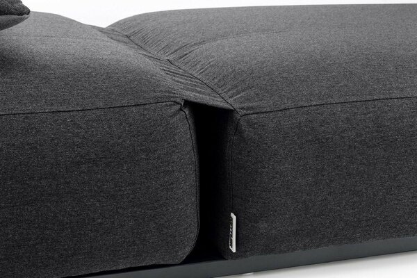 KETTLER EGO alumínium napozóágy – antracit / antracit / Sunbrella
