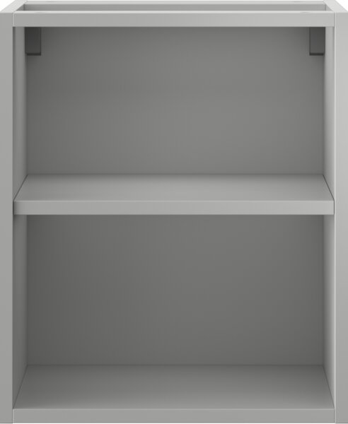 Mexen Box-A, nyitott szekrény polccal 40 cm, matt szürke, 91AX2-0400-470-0-62