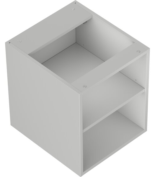 Mexen Box-A, nyitott szekrény polccal 40 cm, matt szürke, 91AX2-0400-470-0-62