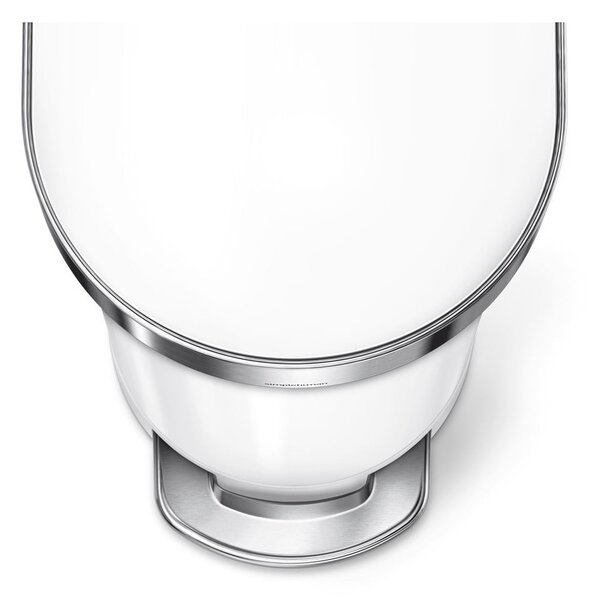 Acél pedálos szemetes 45 l - simplehuman