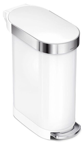 Acél pedálos szemetes 45 l - simplehuman