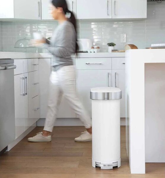 Acél pedálos szemetes 45 l - simplehuman