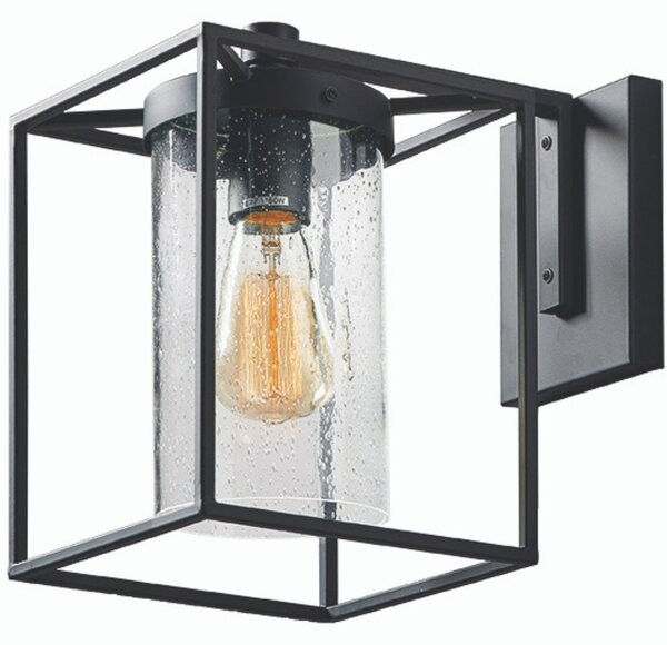 Kültéri fali lámpa, vízcsepp hatású üveggel (Matty)