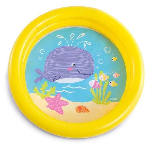 Felfújható evezős medence bálnával 61 x 15 cm intex 59409