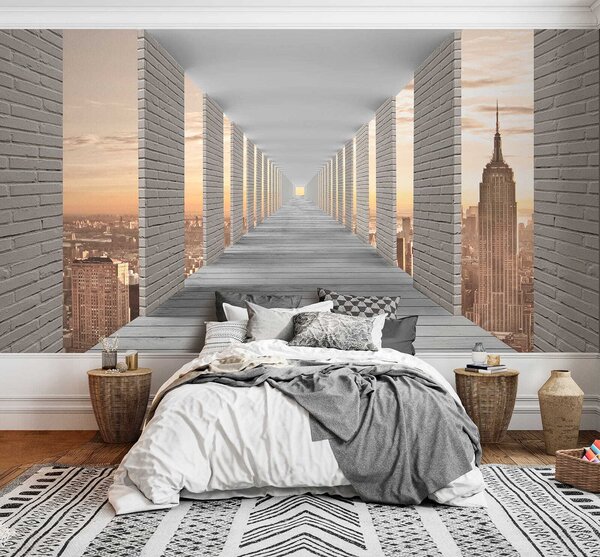 Fotótapéta Alagút, kilátással New Yorkra, Fotótapéta térkiterjesztő, u59788 : Uwalls.hu