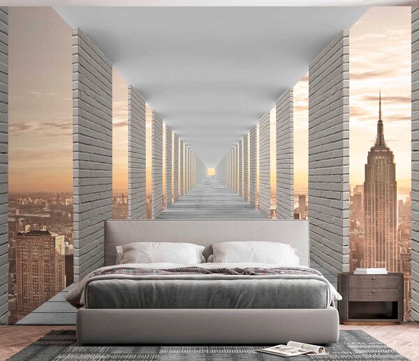 Fotótapéta Alagút, kilátással New Yorkra, Fotótapéta térkiterjesztő, u59788 : Uwalls.hu