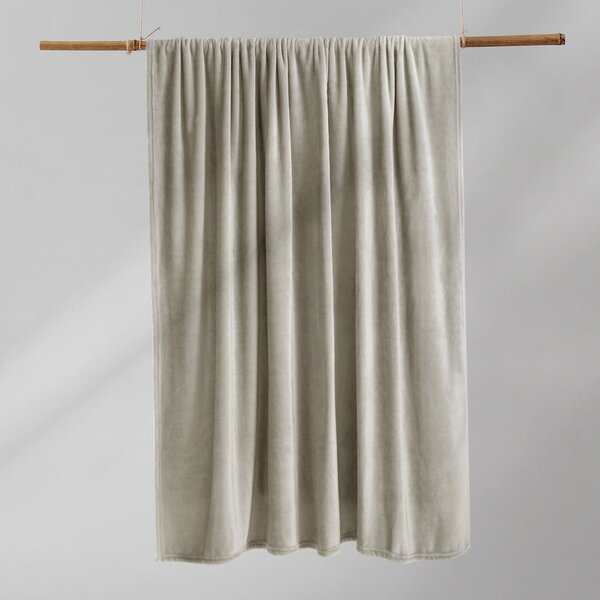 Bézs mikroplüss takaró 160x210 cm Mic – Restilo