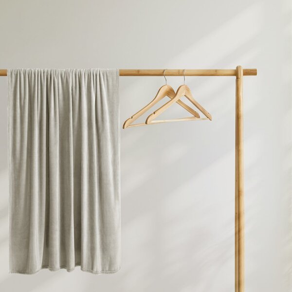 Bézs mikroplüss takaró 160x210 cm Mic – Restilo