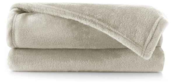 Bézs mikroplüss takaró 160x210 cm Mic – Restilo