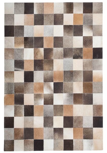 Szőnyeg SOKE Színes 160 x 230 cm Bőr