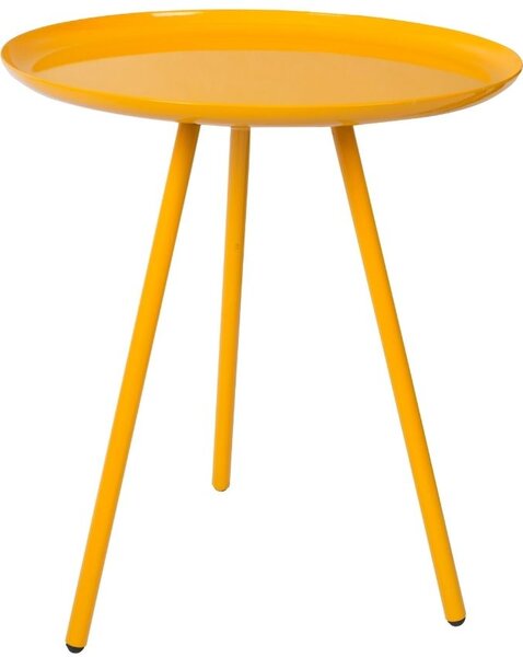 White Label Mangó sárga fém oldalasztal WLL FROST 39 cm
