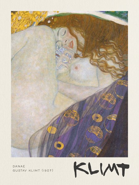 Reprodukció Danae - Gustav Klimt, (30 x 40 cm)