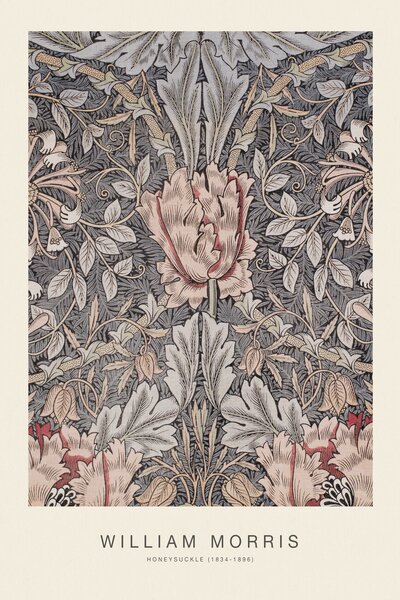 Festmény reprodukció Honeysuckle (Special Edition Classic Vintage Pattern) - William Morris, (26.7 x 40 cm)
