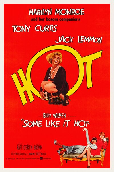 Festmény reprodukció Some Like it Hot / Marilyn Monroe (Retro Movie), (26.7 x 40 cm)