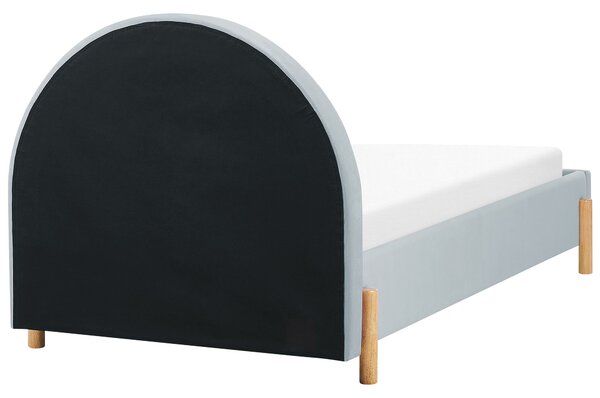 Gyerekágy Bársony ANET 90 x 200 cm Világoskék