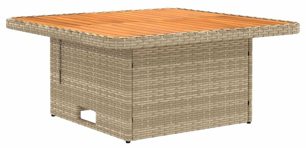 VidaXL Kerti karfás kanapé emelhető asztallal 2 Darab PE Rattan