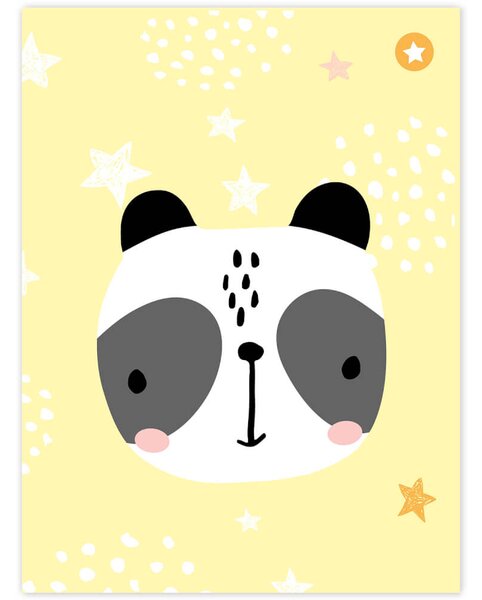 Dekor tábla - Panda maci