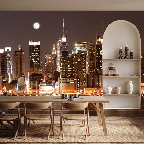 Fotótapéta New York-i vízpart, Városok és országok fotótapéta, u57923 : Uwalls.hu