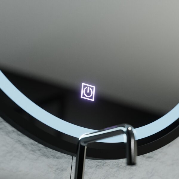 Piazza Basic Touch kerek LED tükör 80cm