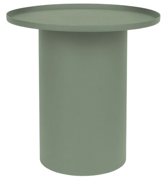 White Label Zöld matt fém oldalasztal WLL SVERRE 45,5 cm